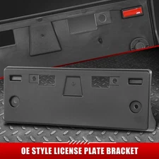 For 15-17 Infiniti QX80 Front Bumper License Plate Mounting Bracket Tap Holder