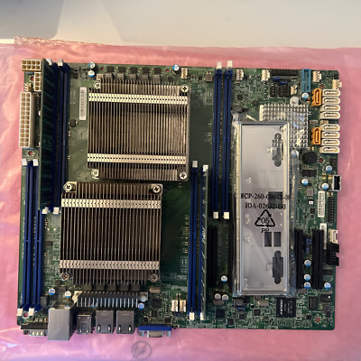 Supermicro X10DRL-i 2x E5-2630V4 2x16gb 2133 DDR4 RAM ATX Motherboard I/O Shield