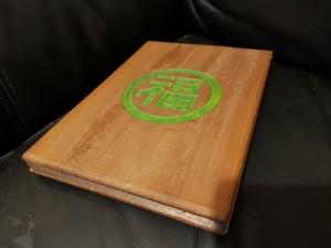 Wood Covers Chinese hand painted accordion book Old Customs of Chinese Festivals