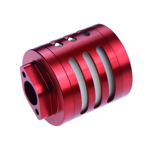 Aluminum Air filter set red for 1/5 RC HPI BAJA RV King Motor 5B 5T 5SC - Picture 10 of 11