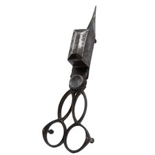 ANTICHE FORBICI TAGLIA STOPPINO SPEGNI CANDELA CANDLE SNUFFER XIX sec 1800