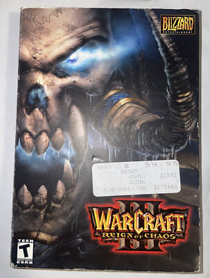 WarCraft III 3 Reign of Chaos - Undead Variant Cover Blizzard PC