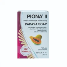 PIONA ll Deep Cleansing & Moisturizing PAPAYA Soap 6.35 Oz.