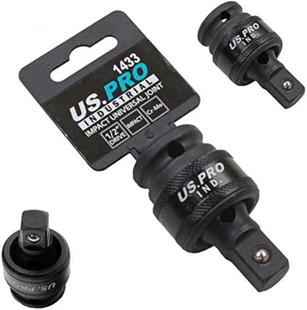 US Pro Giunto universale industriale da 1/2 "Drive Impact UJ Wobble Angle Extens