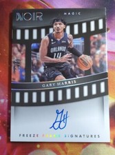 2022-23 Panini Noir Gary Harris Freeze Frame Signatures Silver Holo Auto /99