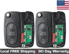 2x New Quality Replacement Key Fob Remote For Select Audi Vehicles 8Z0837231F