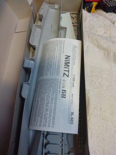 Vtg New 1994 Italeri Nimitz CVN 68 US Aircraft Carrier 1:720 Ship Model Kit 503 - Picture 9 of 16