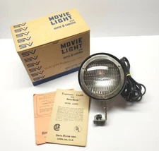 Vintage Smith Victor Movie Light For Super 8 Cameras With Box And Papers L 62 U