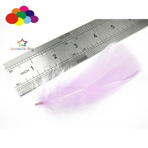 Diy 100 Pcs/Lot Colourful Goose feather 4-7cm 1-2 Inch Stage Props Dream Catcher - Picture 110 of 138