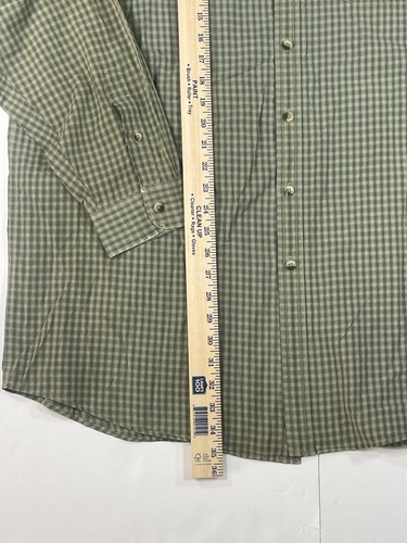 L.L.Bean Mens Multi Color Check LongSleeve Button Front Casual Shirt Sz XL Tall - Picture 4 of 11
