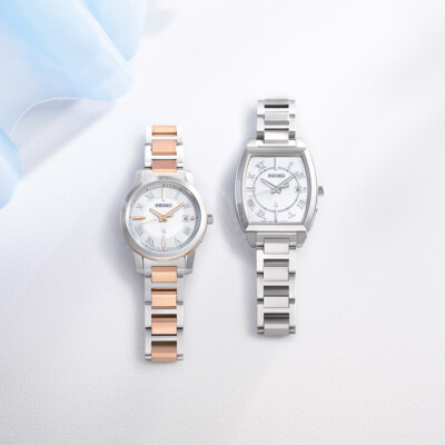 時計 LUKIA SSQV108 SEIKO LUKIA SSQV108 Titanium Radio Solar Watch Silver Dial Gold