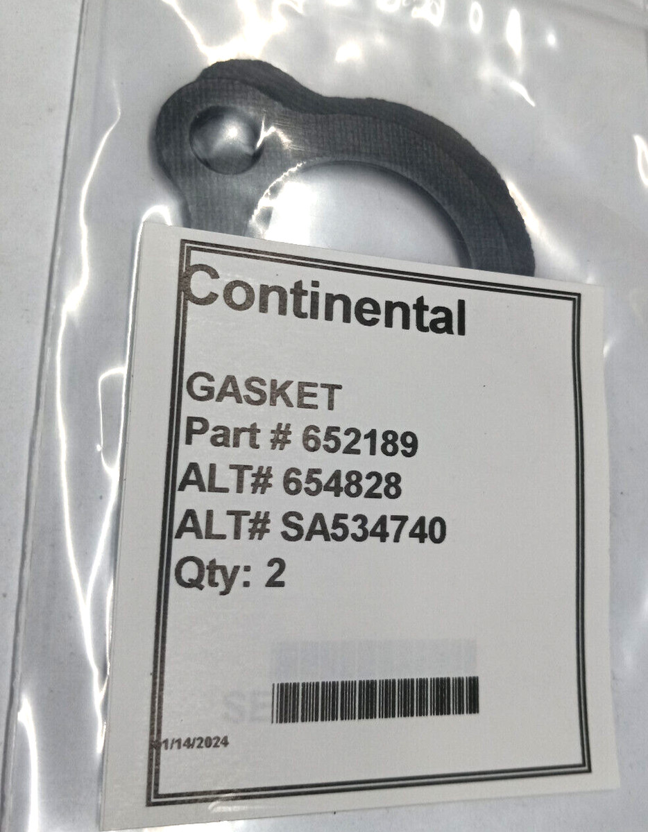 TCM Continental Part# 652189, ALT# 654828 GASKET (2/PACK) | eBay 