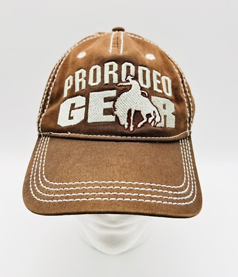 ProRodeo Gear StrapBack Adjustable Brown Baseball Hat Cap