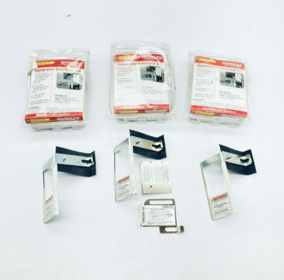 LOT OF 3 SQUARE D HOMCRBGK1C 100-125A INDOOR/OUTDOOR CNTR GENERATOR INTERLOCK