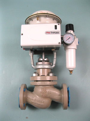 1-1/2'' 150# Flowserve FlowTop Actuated Control Valve Logix Positioner NEW P20