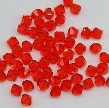 Swarovski Crystal Hyacinth Bicone Beads; 5 Sizes: 3mm, 4mm, 5mm, 6mm, 8mm