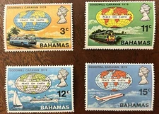 Bahamas: 1970: Complete set of 4 MNH, SC# 303-306, as shown, Lot #04-01098