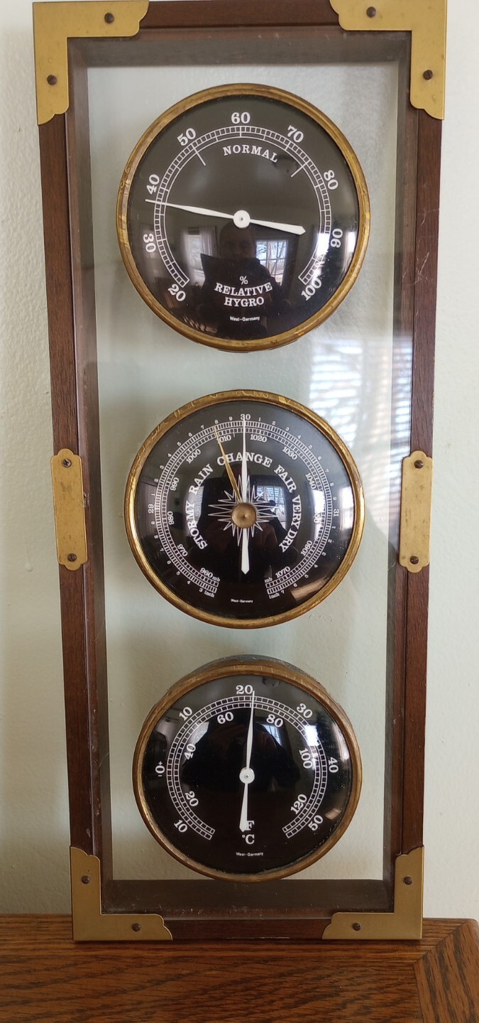 Weather station wall mounted West Germany vintage eBay