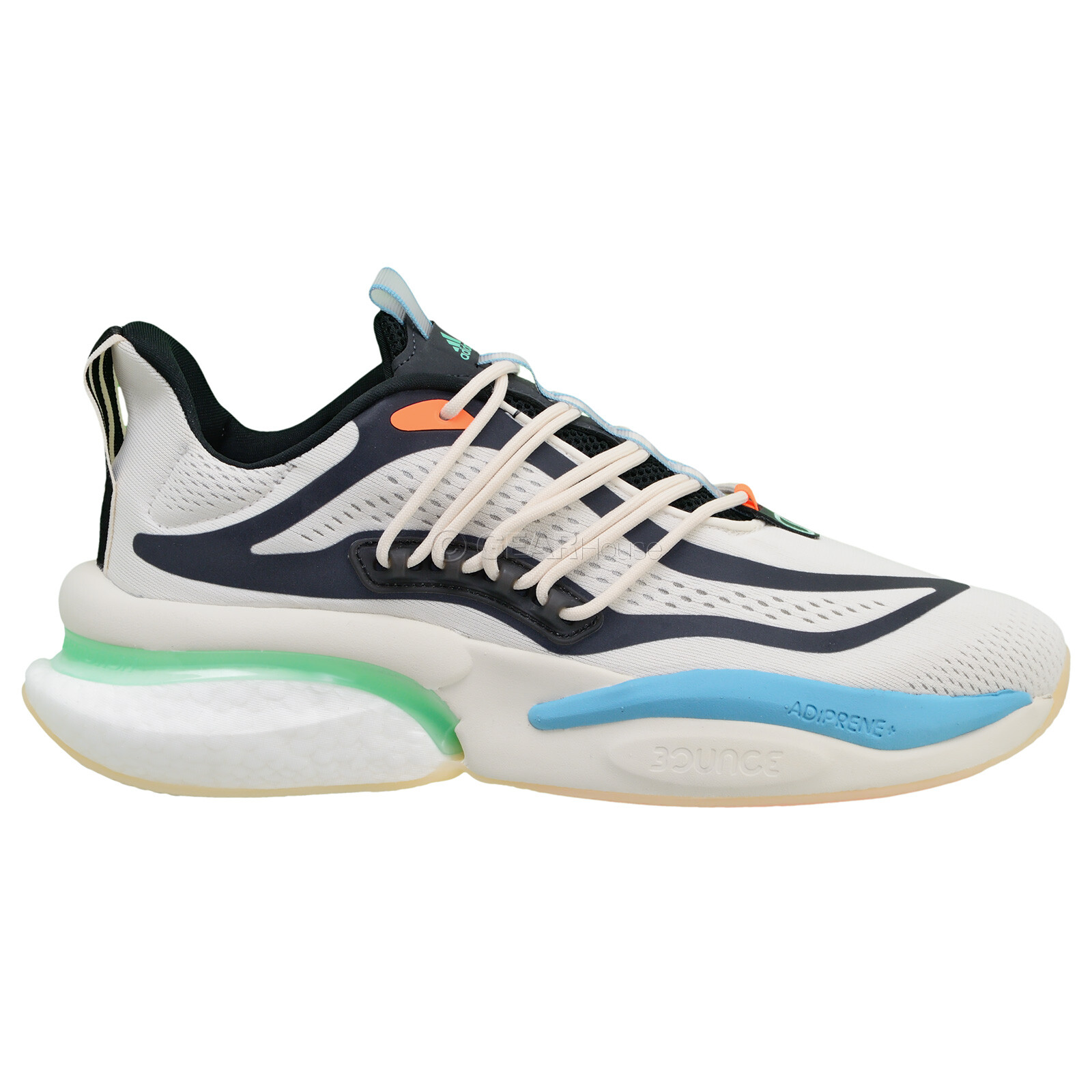 Мужская спортивная обувь Adidas Alphaboost v1, кремово-белая, ВЫБЕРИТЕ РАЗМЕР