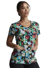 Garden Buzz Dickies Scrubs V Neck Top DK852 GNBZ
