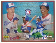 Ralph Garr- Signed Color Paper Stock Photograph