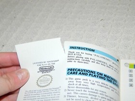 Nintendo NES Palamedes Instruction Manual ONLY *READ*