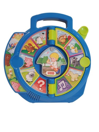 See n Say Toy Little People World of Animals Interactive Toy Fisher Price WORKS - Picture 2 of 3