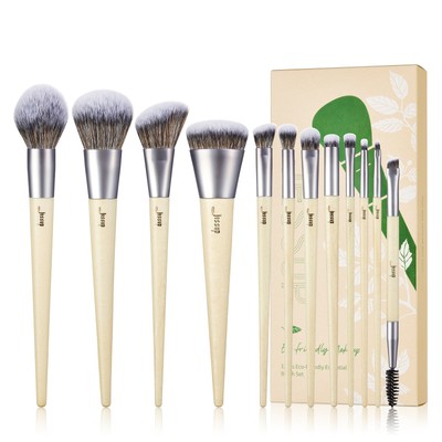 Jessup Makeup Brush Set Eyeshadow Blending Blush Eyeline Foundation Brushes 