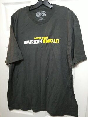 RARE David Byrne American Utopia World Tour Concert T-Shirt