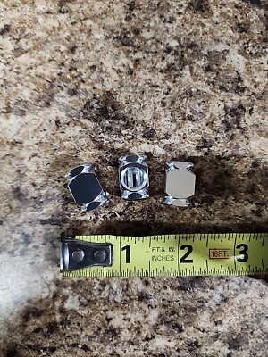  Square Style -  3 Metal, 3/8'' Elbow For Tobacco Pipe, Replacement Parts