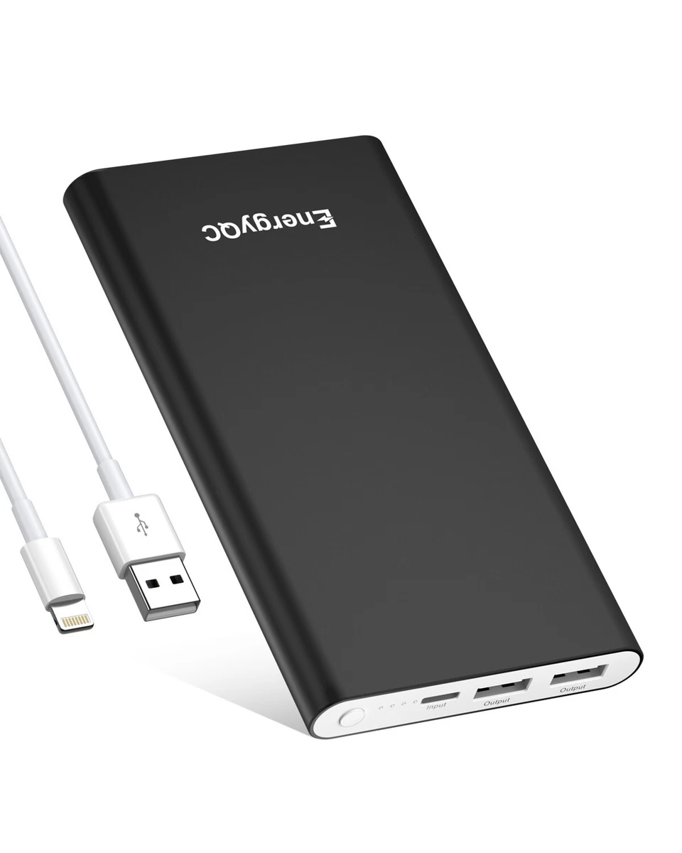 12000mAh Pilot 4GS 2USB Power Bank Portable Charger External.