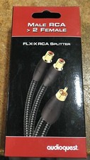 AudioQuest Y splitter - one RCA male to two RCA female 6in (15.24cm) cable