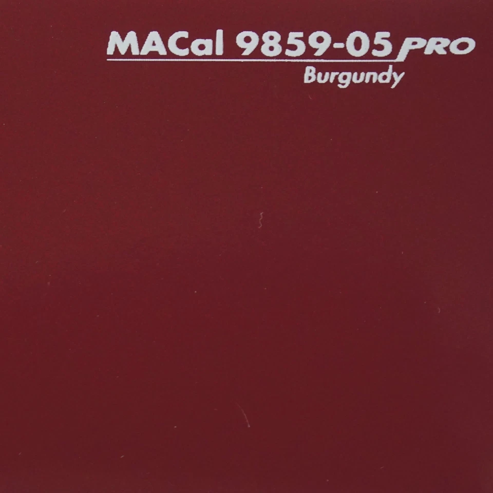MACTAC 1 m (15,95 € /m) Plotterfolie burgunderrot glänzend Selbstklebefolie 61,5 cm