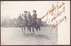 Don Kent & Ray King RPPC 1950s Signed! WCOP Hayloft Jamboree Country Musicians