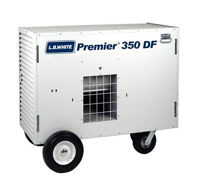 L.B. White Premier 350DF 2.0 Ductable Heater 350,000 BTUH, Dual Fuel LP/NG