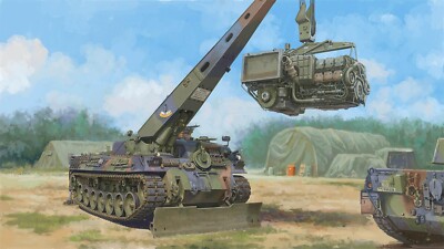 Hobby Boss 84568 Bergepanzer Bpz2A2 Büffel in 1:35 Bausatz Neu in OVP
