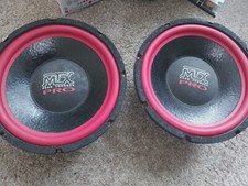MTX Old School Road Thunder Pro Series 10-in Subwoofers USA made! 8ohm FREE SHIP