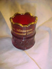 Vintage Balaton Minnesota 1892 Centennial 1992 Ruby Red Glass Shot Glass — photo 2