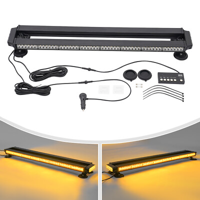 37'' LED Strobe Light Bar, Emergency?Strobe?Light Universal For Car/RV/Van/Truck