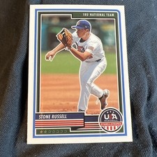 2023 Stars & Stripes Base #59 Stone Russell - USA Baseball 18U National Team