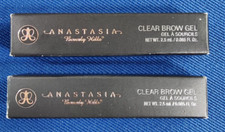 NEW LOT OF 2 ANASTASIA BEVERLY HILLS CLEAR BROW GEL .085 OZ TRAVEL SIZE
