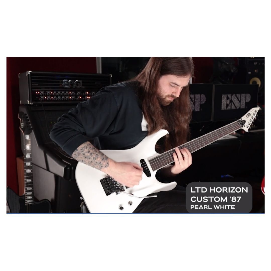ESP LTD Horizon Custom 87 6-String Right-Handed Pearl White