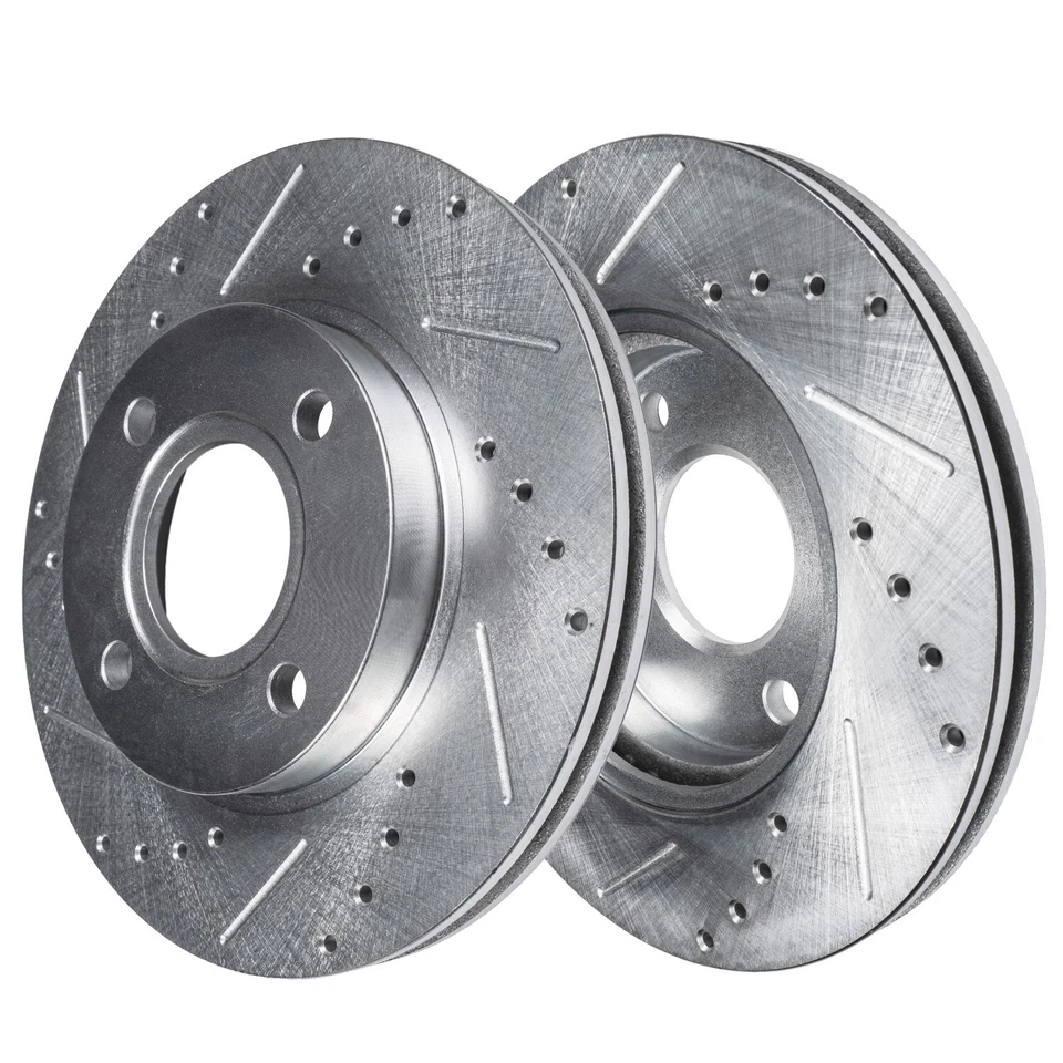 Front Drilled Disc Brake Rotor for Dodge Vision Fiat 500 Ram 700 ProMaster Rapid - Image 3 of 4