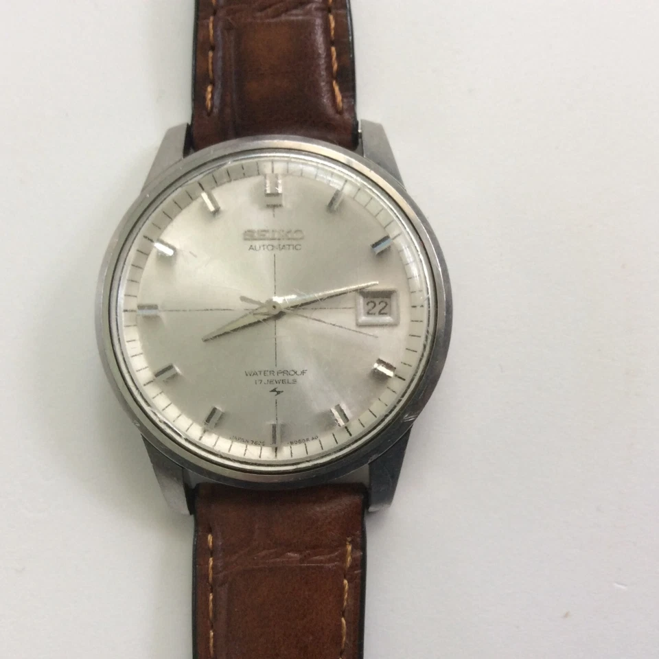 Vintage RARE SEIKO Sportsmatic automatic winding Japan 7625-8060 R AD, 7625-8043