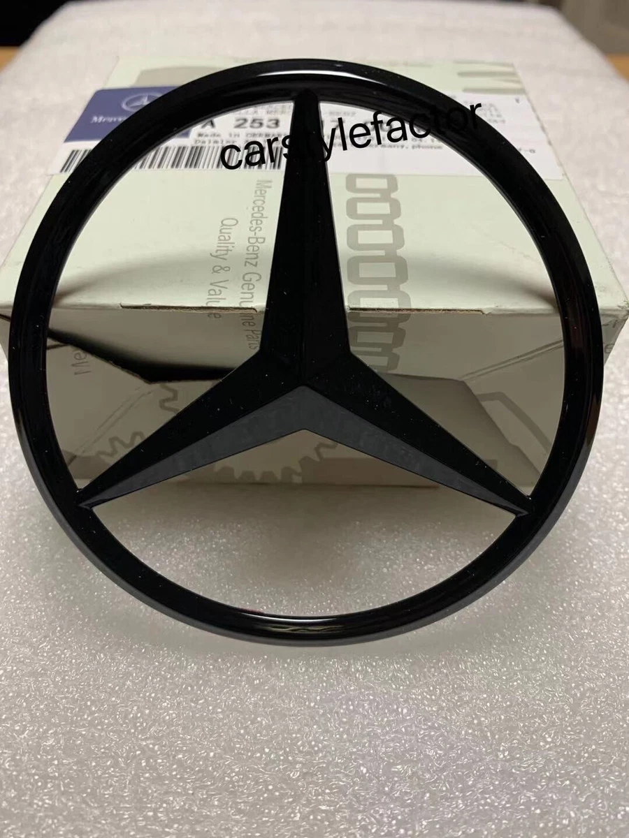 Gloss Black Rear Boot Emblem Star Badge For Mercedes GLC SUV W253 