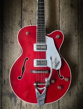 1995 GRETSCH G-6119 TENNESSEE ROSE IN RED FINISH & HARD SHELL CASE