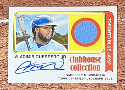2023 Topps Heritage Vladimir Guerrero Jr Clubhouse 2023 Topps Heritage Vladimir Guerrero Jr Clubhouse