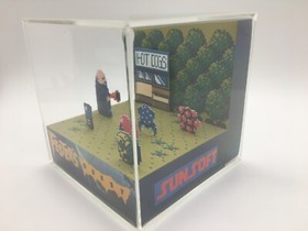 Fester's Quest Addam's Family NES Nintendo Shadow Box Diorama Cube