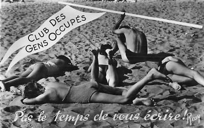 CP HUMOR OCEAN EDGE CLUB PEOPLE OCCUPY NO TIME TO WRITE TO YOU - 43837