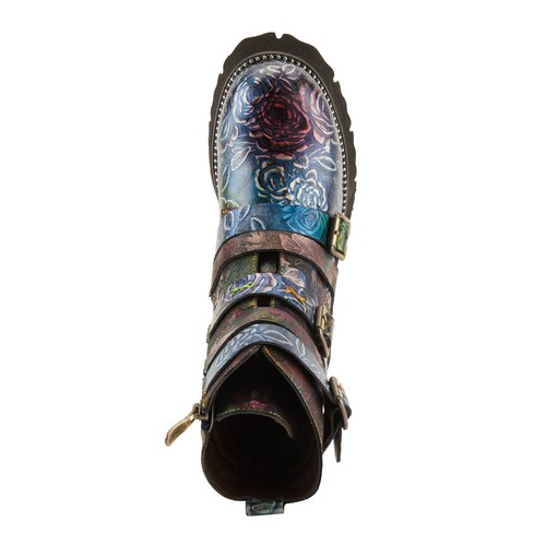 LARTISTE ROSALEEN Boots Blue Multi New - Picture 3 of 7